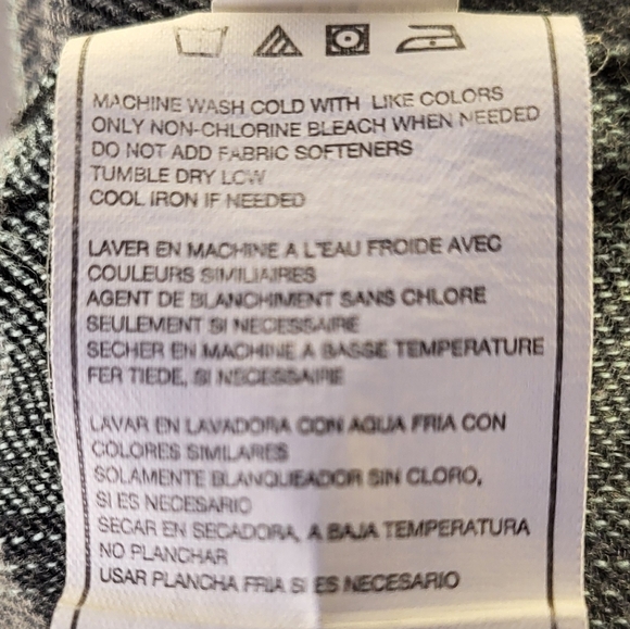 Vintage DC Flannel Shirt size Large - Picture 4 of 5